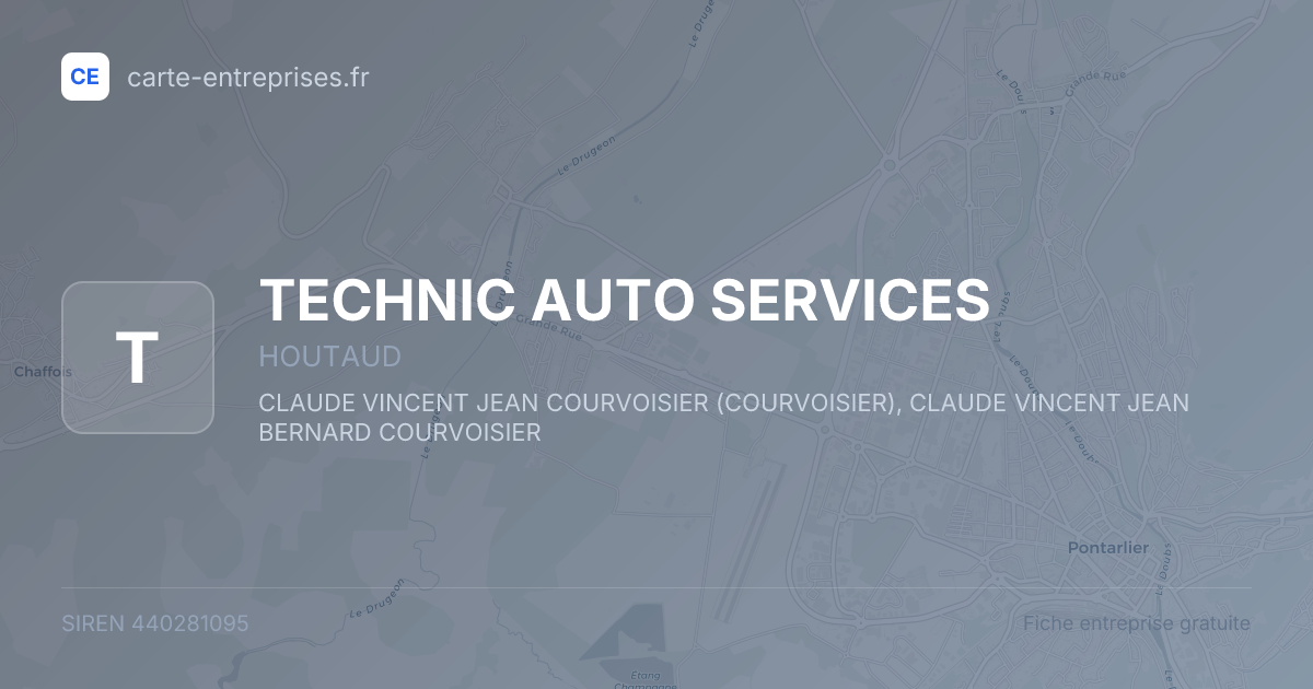 TECHNIC AUTO SERVICES — 440281095 — fiche entreprise