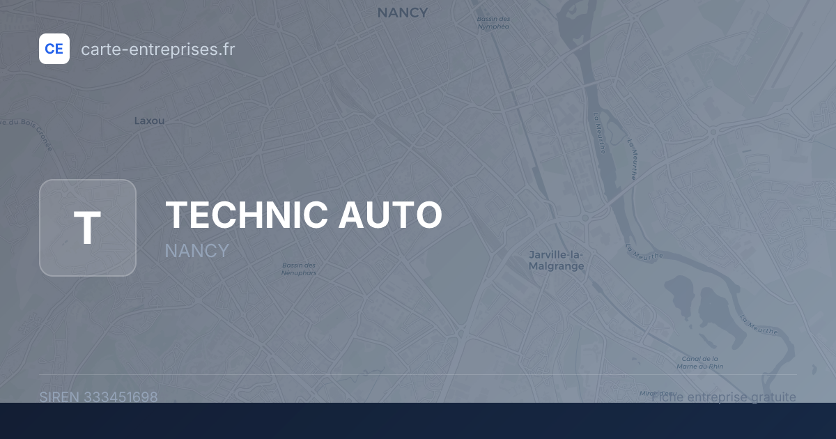 TECHNIC AUTO — 333451698 — fiche entreprise