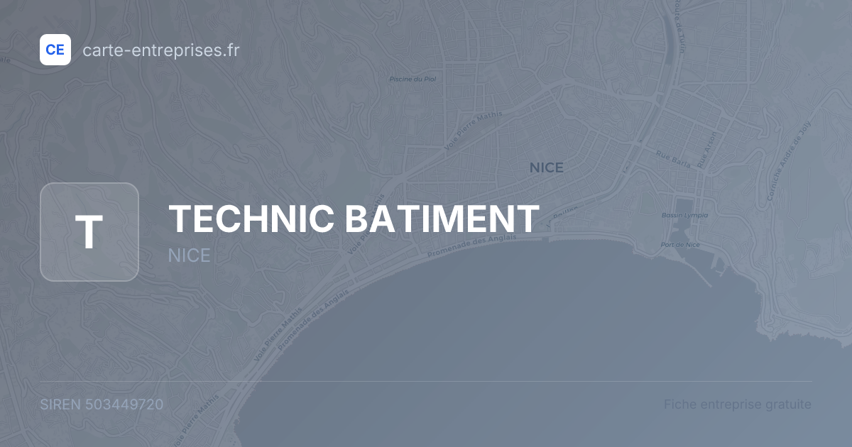 TECHNIC BATIMENT — 503449720 — fiche entreprise