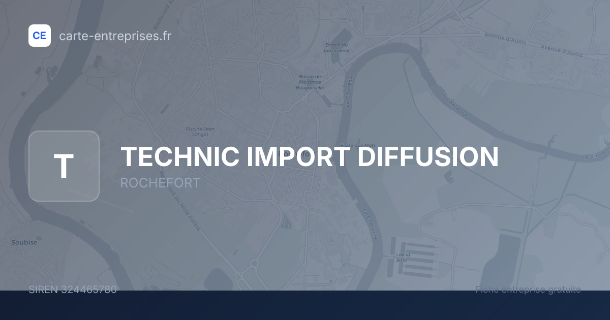 TECHNIC IMPORT DIFFUSION — 324465780 — fiche entreprise