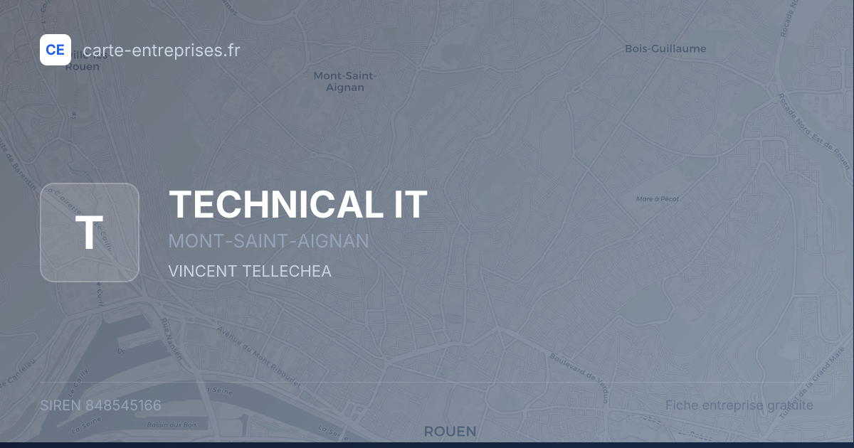 TECHNICAL IT — 848545166 — fiche entreprise
