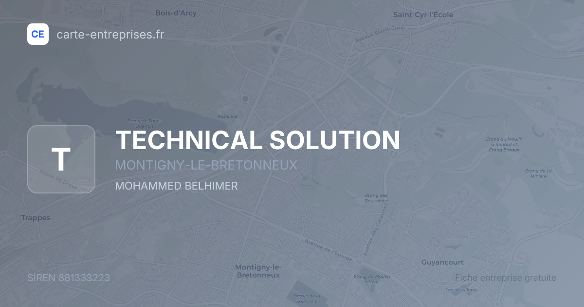 TECHNICAL SOLUTION — 881333223 — fiche entreprise