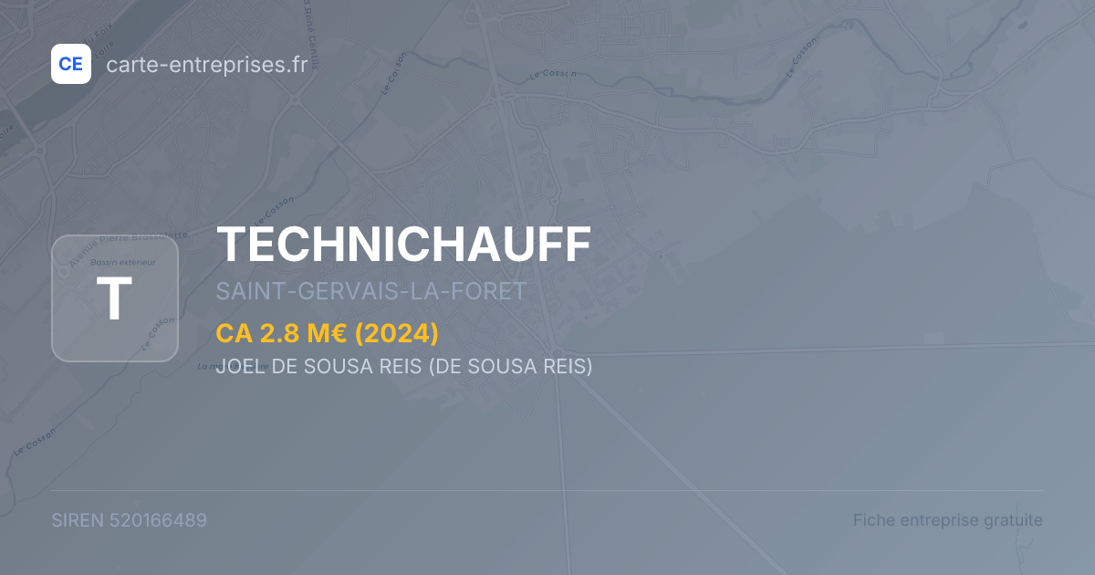 TECHNICHAUFF — 520166489 — fiche entreprise