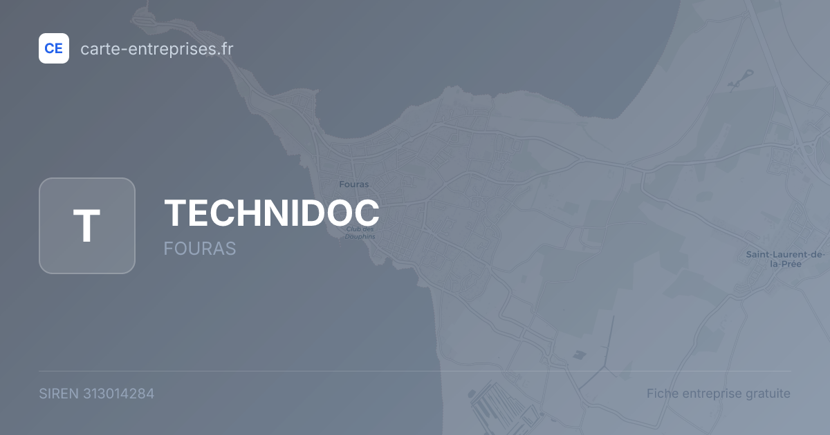 TECHNIDOC — 313014284 — fiche entreprise