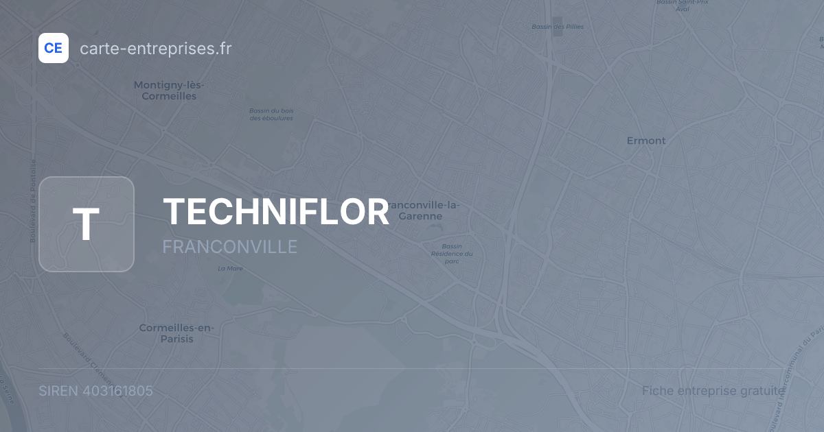 TECHNIFLOR — 403161805 — fiche entreprise