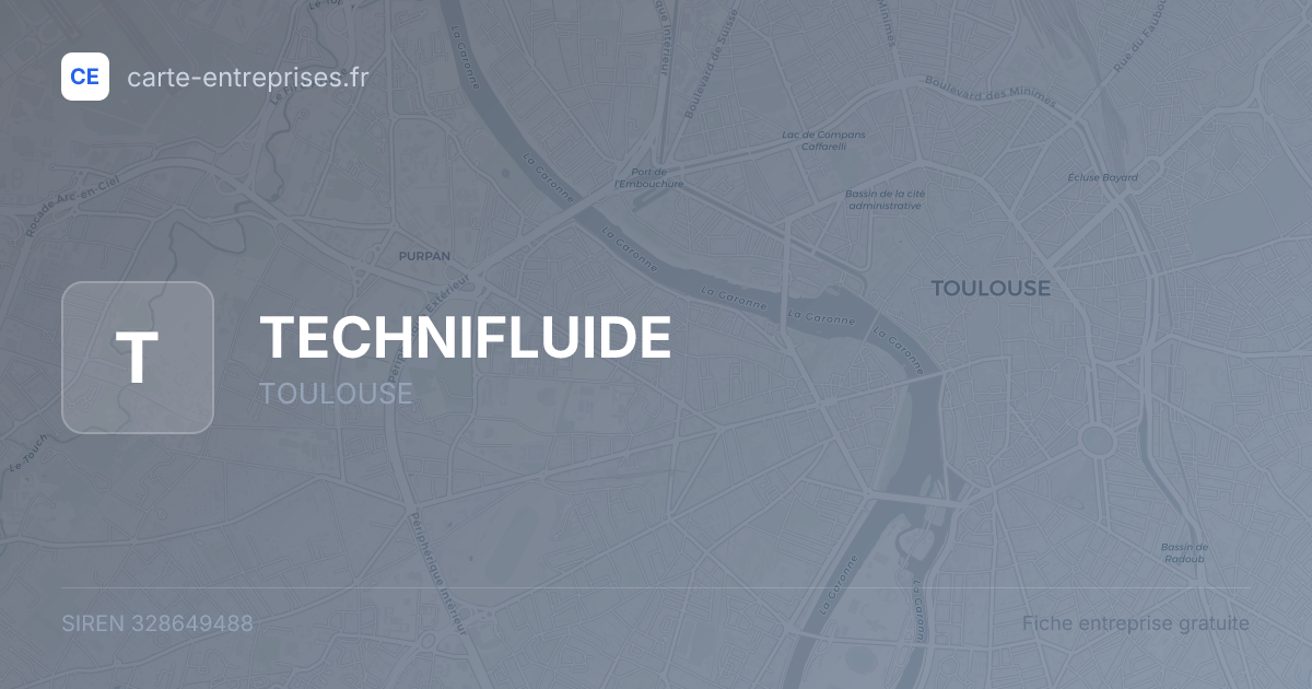TECHNIFLUIDE — 328649488 — fiche entreprise
