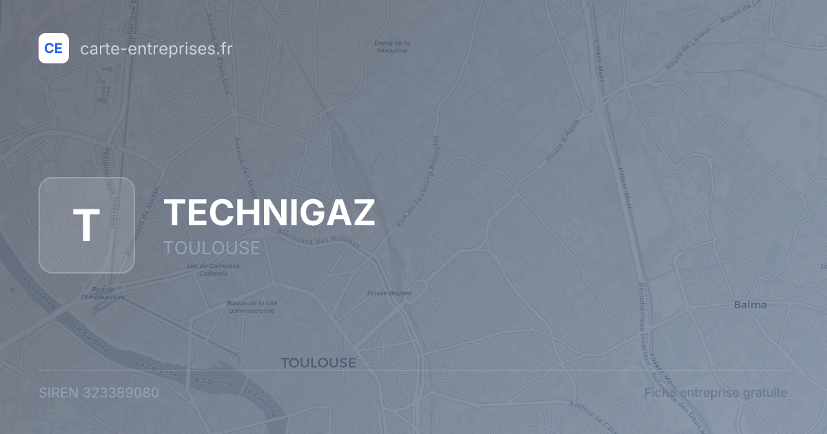 TECHNIGAZ — 323389080 — fiche entreprise
