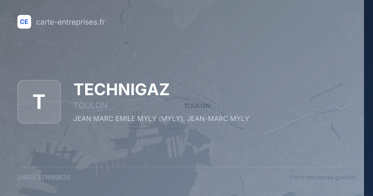 TECHNIGAZ — 531689826 — fiche entreprise