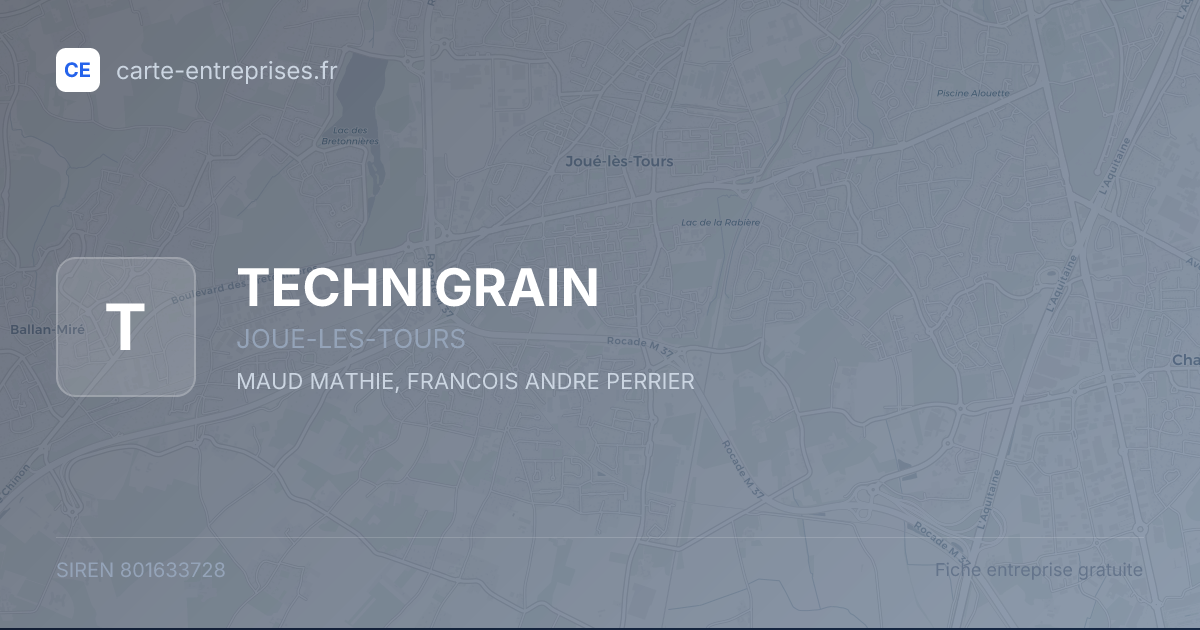 TECHNIGRAIN — 801633728 — fiche entreprise