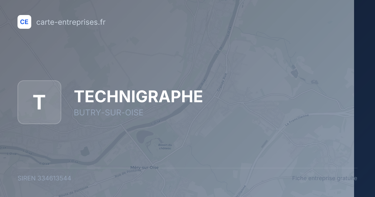 TECHNIGRAPHE — 334613544 — fiche entreprise