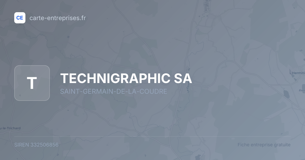 TECHNIGRAPHIC SA — 332506856 — fiche entreprise