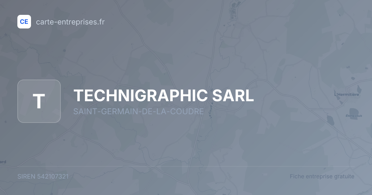 TECHNIGRAPHIC SARL — 542107321 — fiche entreprise