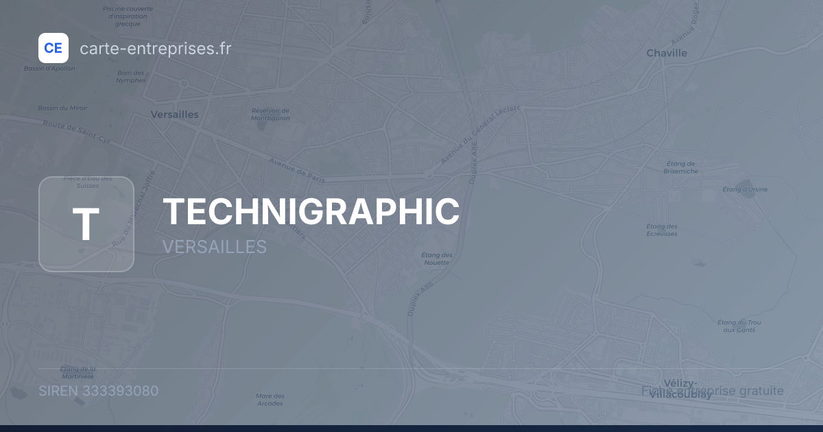 TECHNIGRAPHIC — 333393080 — fiche entreprise