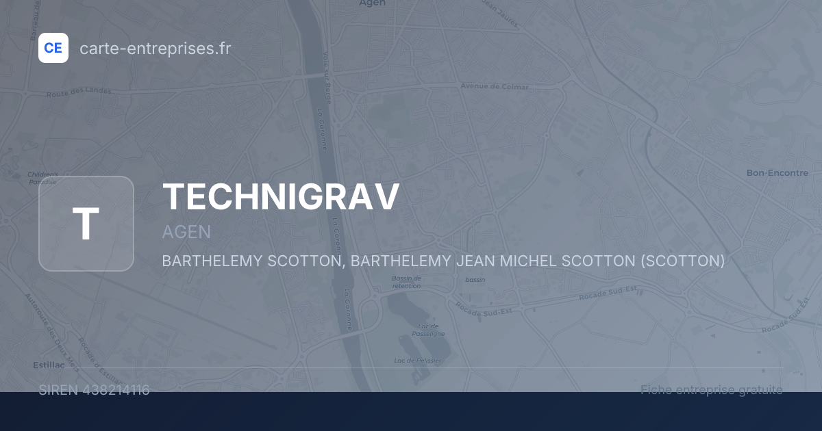 TECHNIGRAV — 438214116 — fiche entreprise