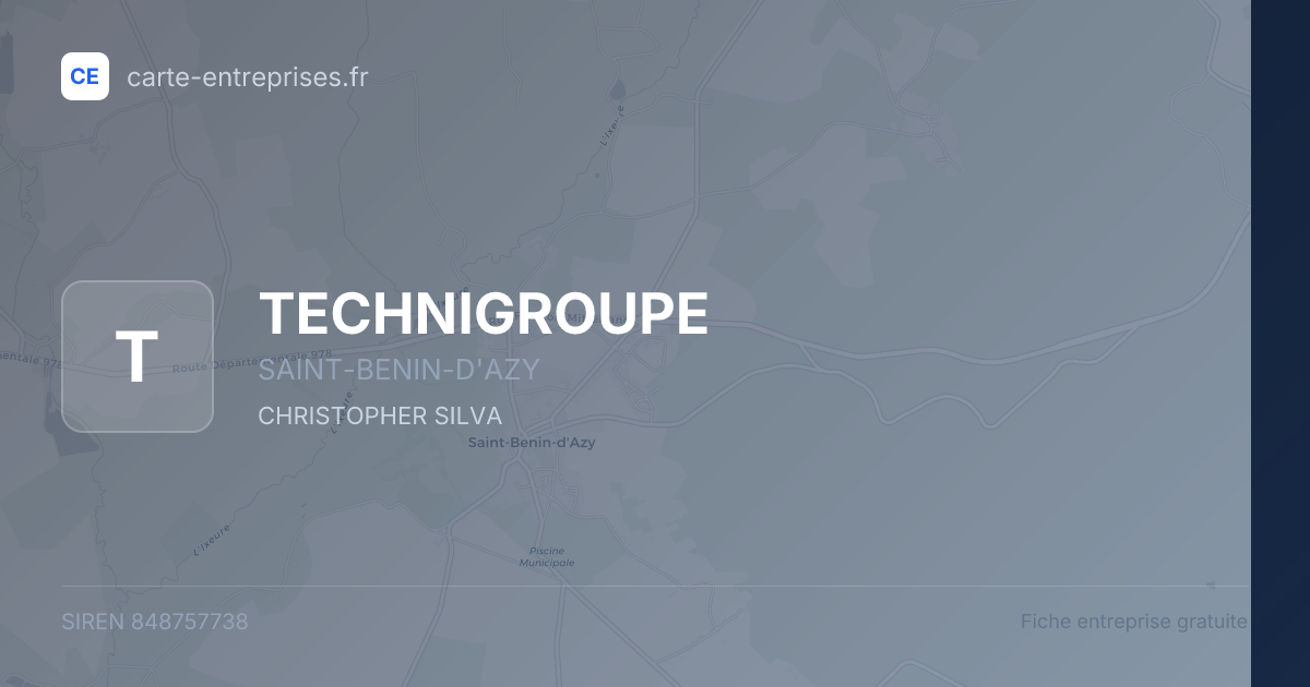 TECHNIGROUPE — 848757738 — fiche entreprise