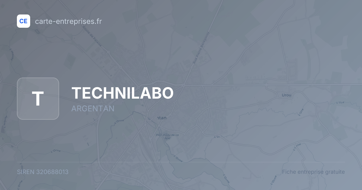 TECHNILABO — 320688013 — fiche entreprise