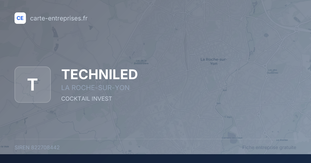 TECHNILED — 822708442 — fiche entreprise