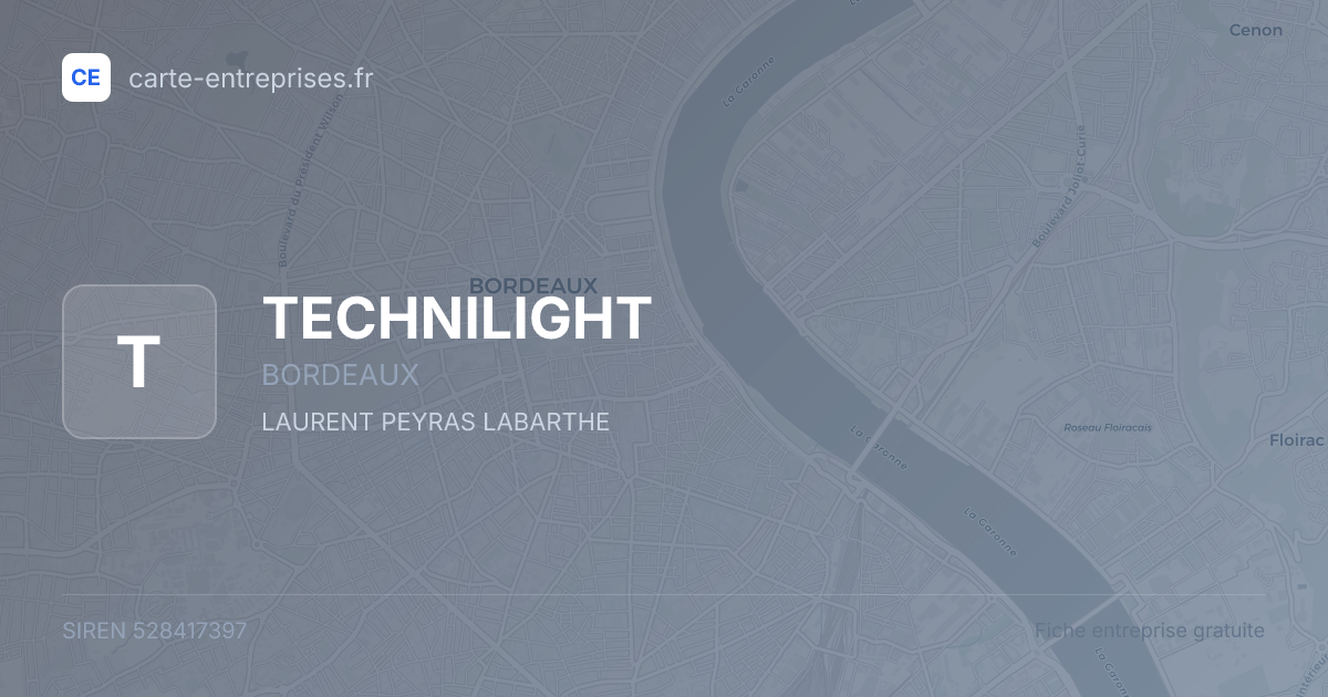 TECHNILIGHT — 528417397 — fiche entreprise