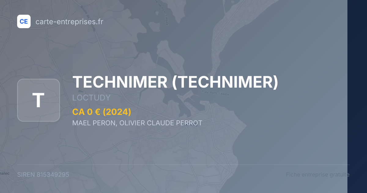 TECHNIMER — 815349295 — fiche entreprise