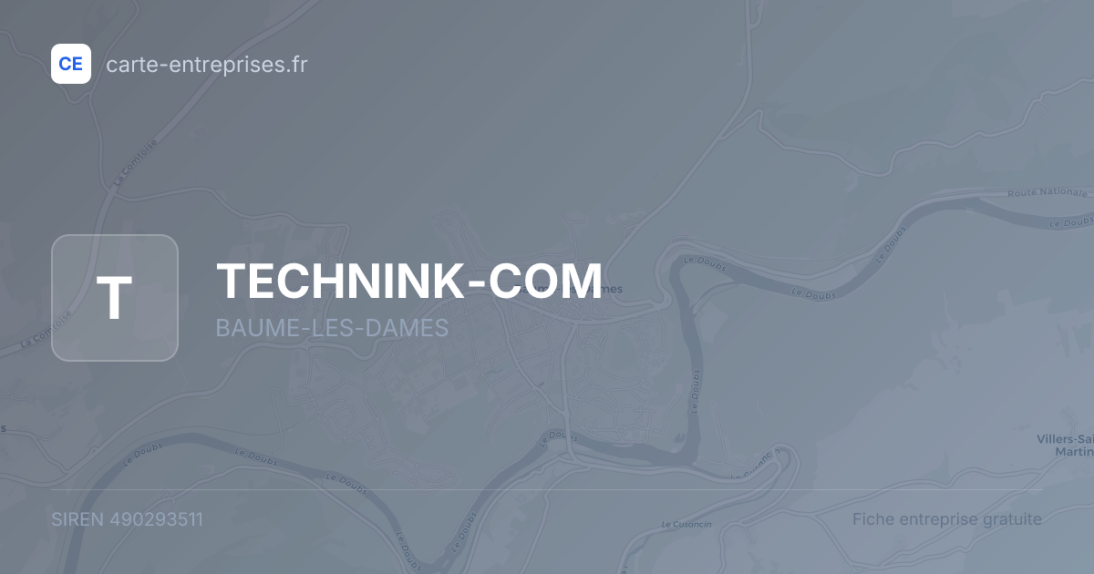 TECHNINK-COM — 490293511 — fiche entreprise