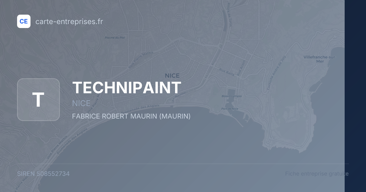 TECHNIPAINT — 508552734 — fiche entreprise