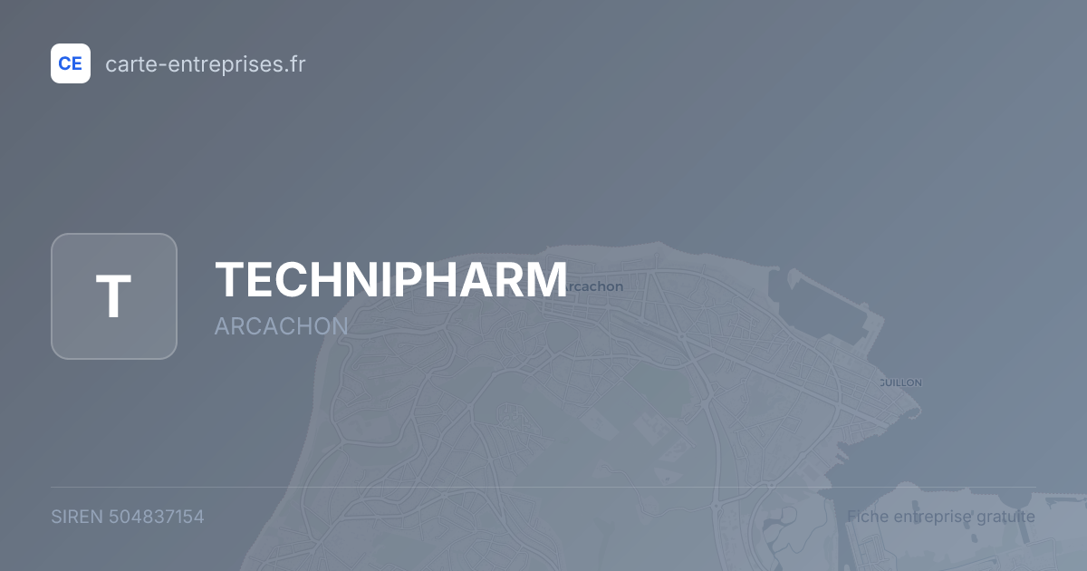 TECHNIPHARM — 504837154 — fiche entreprise
