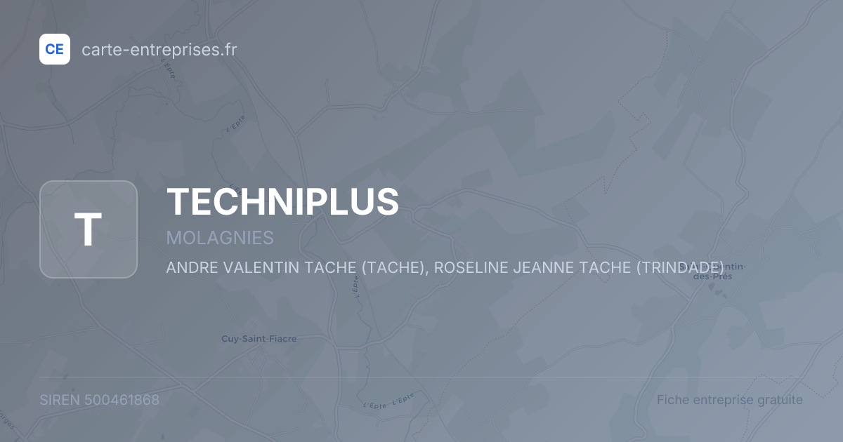 TECHNIPLUS — 500461868 — fiche entreprise