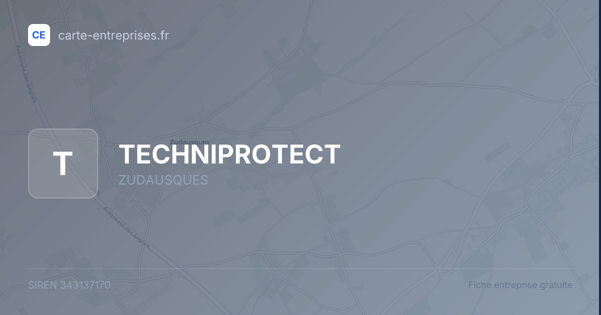 TECHNIPROTECT — 343137170 — fiche entreprise
