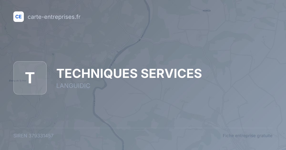 TECHNIQUES SERVICES — 379331457 — fiche entreprise