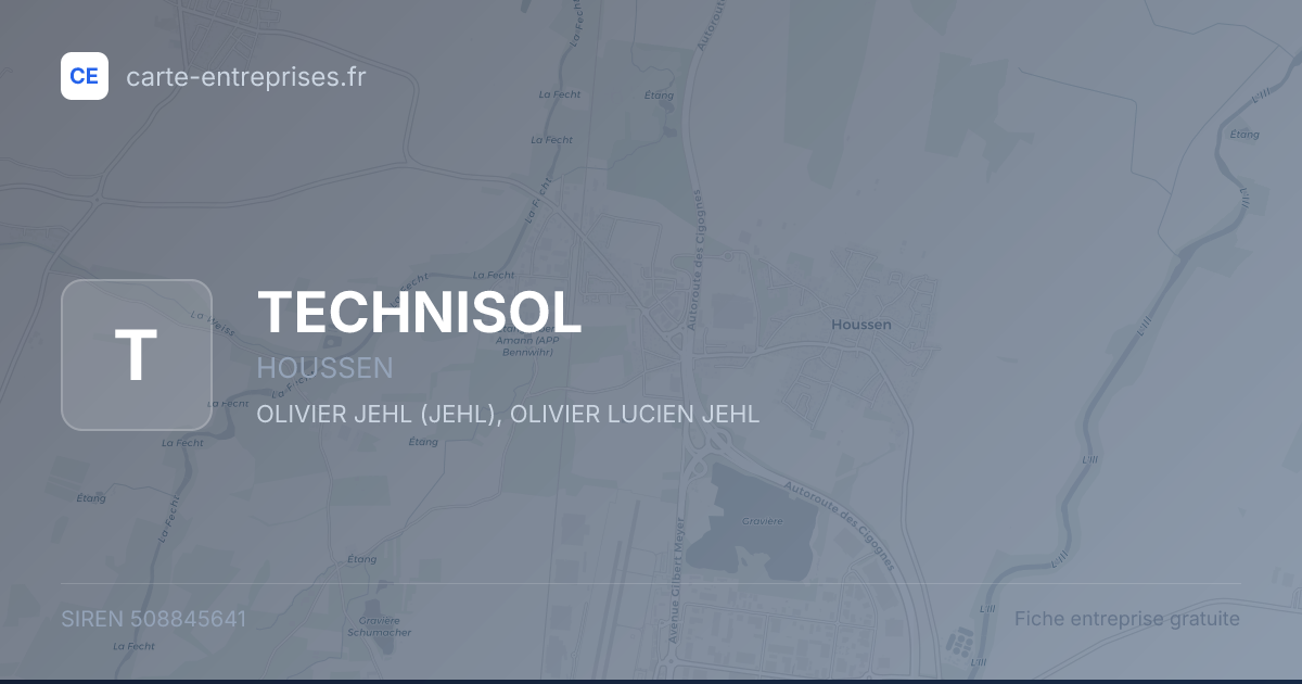 TECHNISOL — 508845641 — fiche entreprise