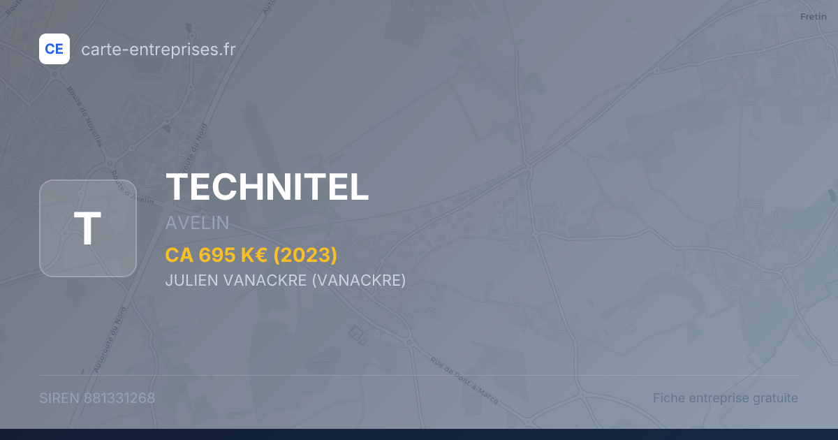 TECHNITEL — 881331268 — fiche entreprise