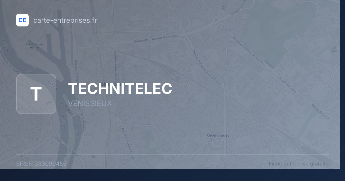 TECHNITELEC — 333099455 — fiche entreprise