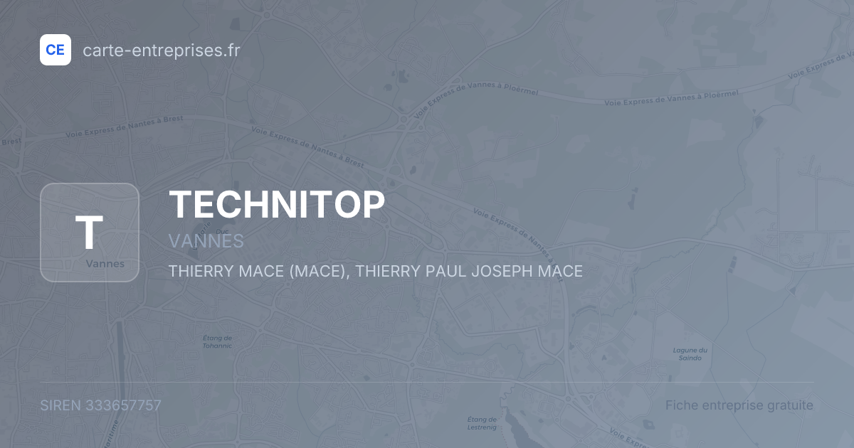 TECHNITOP — 333657757 — fiche entreprise