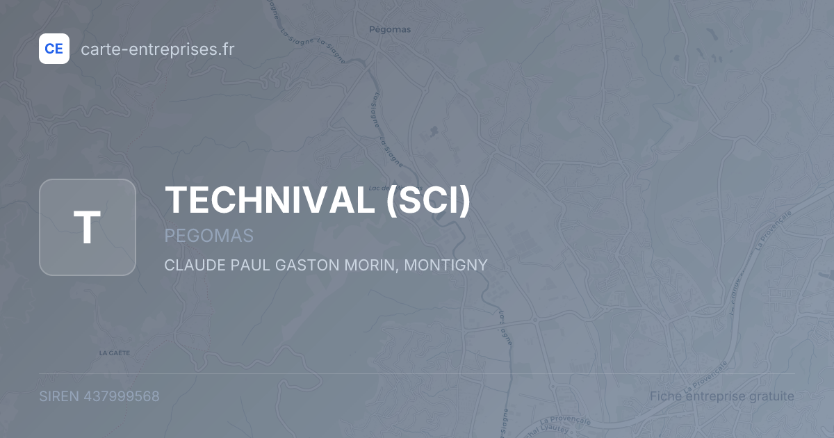 TECHNIVAL (SCI) — 437999568 — fiche entreprise