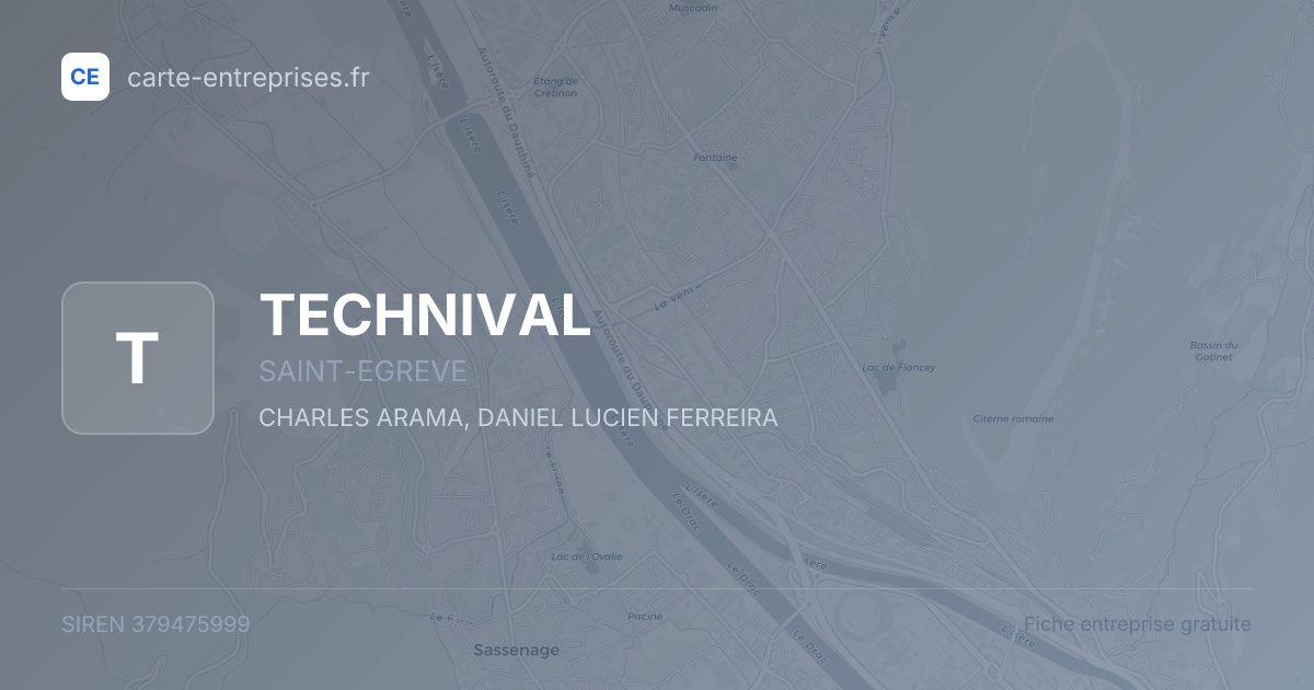 TECHNIVAL — 379475999 — fiche entreprise