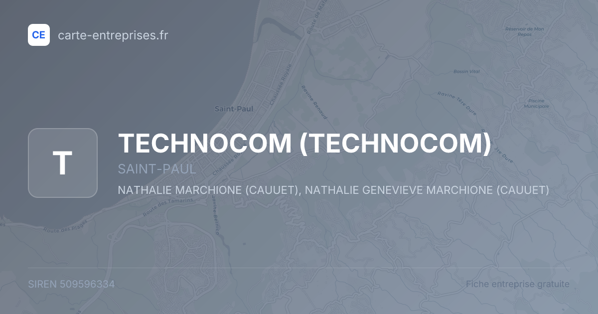 TECHNOCOM — 509596334 — fiche entreprise