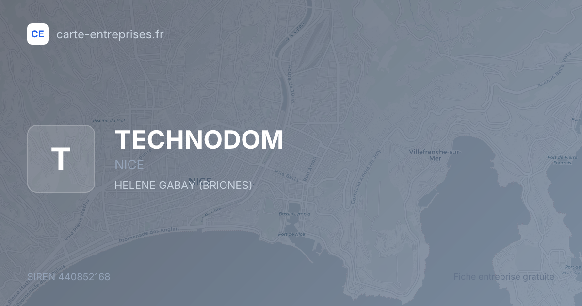 TECHNODOM — 440852168 — fiche entreprise