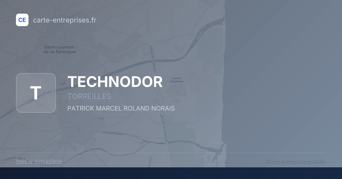 TECHNODOR — 511145906 — fiche entreprise