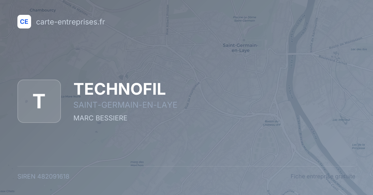 TECHNOFIL — 482091618 — fiche entreprise