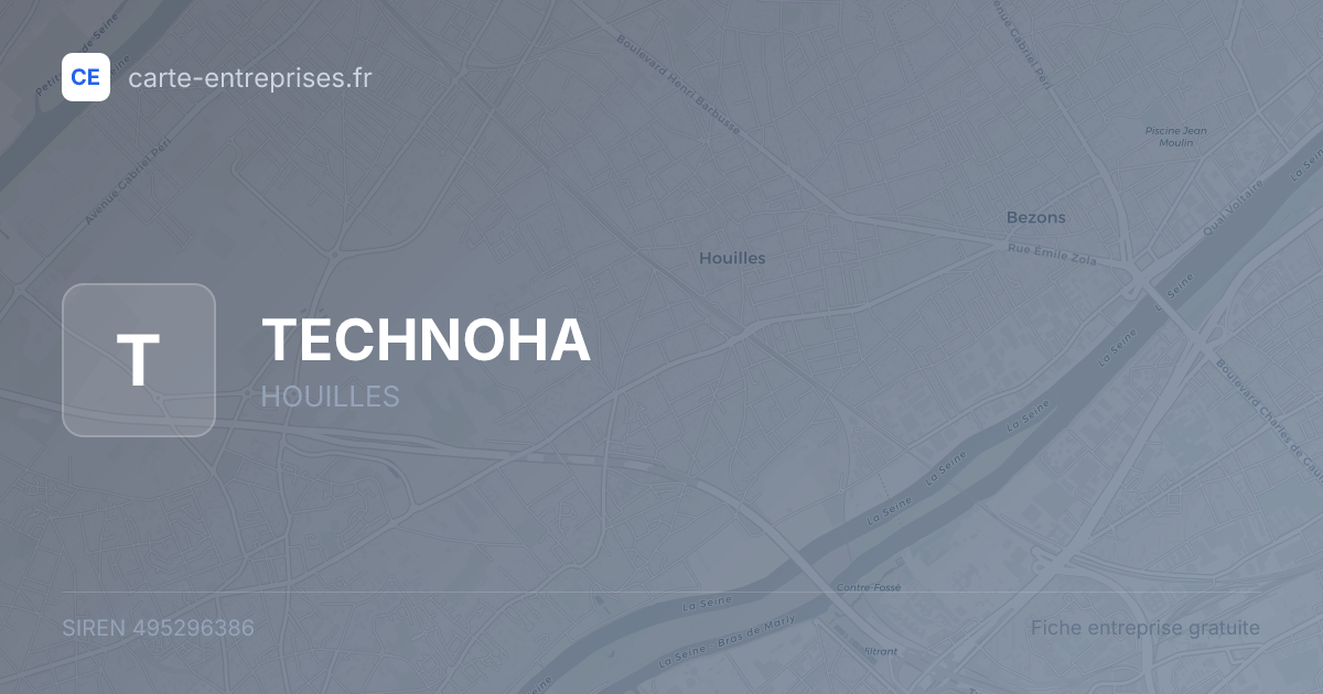 TECHNOHA — 495296386 — fiche entreprise