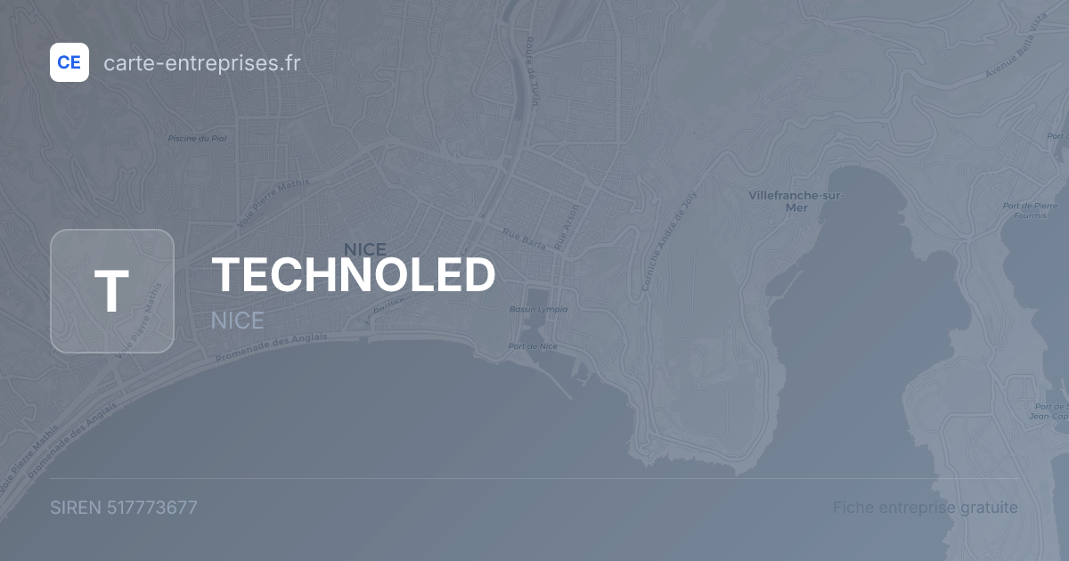 TECHNOLED — 517773677 — fiche entreprise