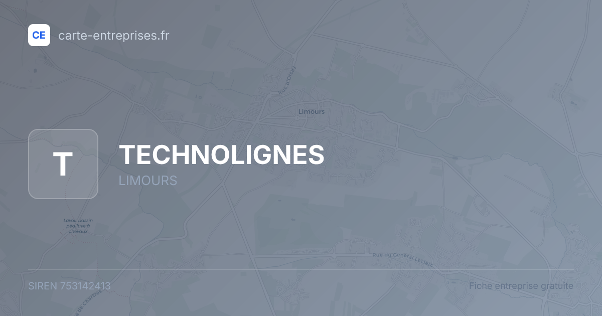 TECHNOLIGNES — 753142413 — fiche entreprise