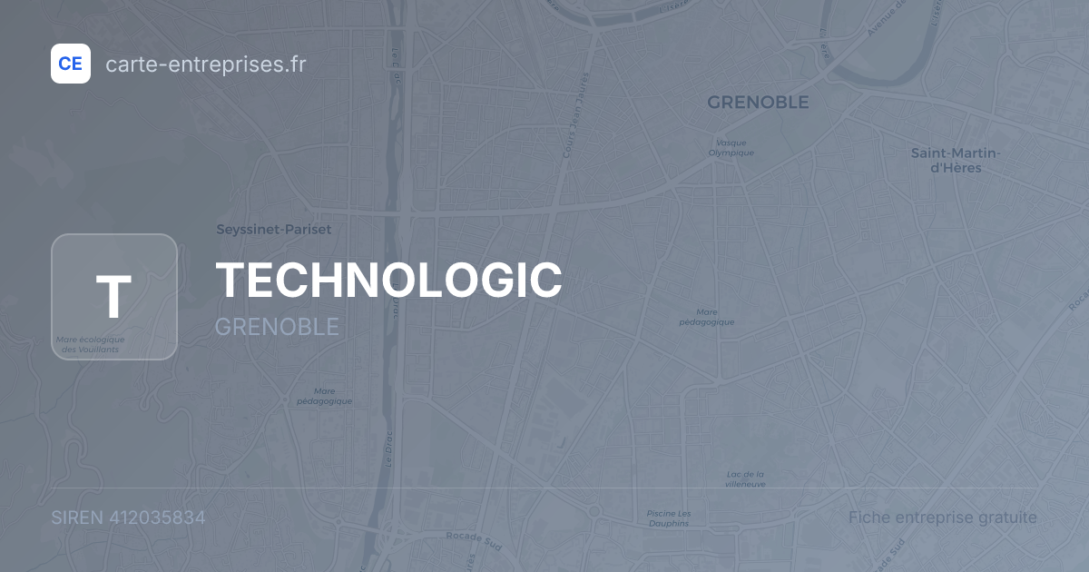 TECHNOLOGIC — 412035834 — fiche entreprise
