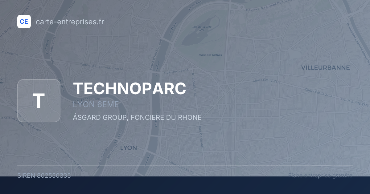TECHNOPARC — 802550335 — fiche entreprise