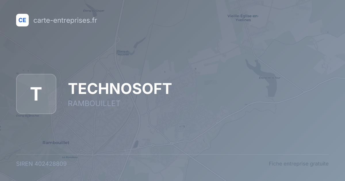 TECHNOSOFT — 402428809 — fiche entreprise