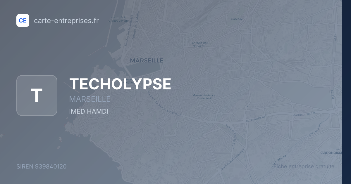 TECHOLYPSE — 939840120 — fiche entreprise