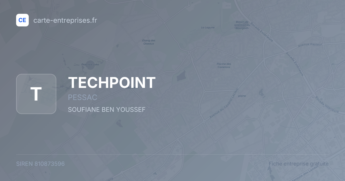 TECHPOINT — 810873596 — fiche entreprise