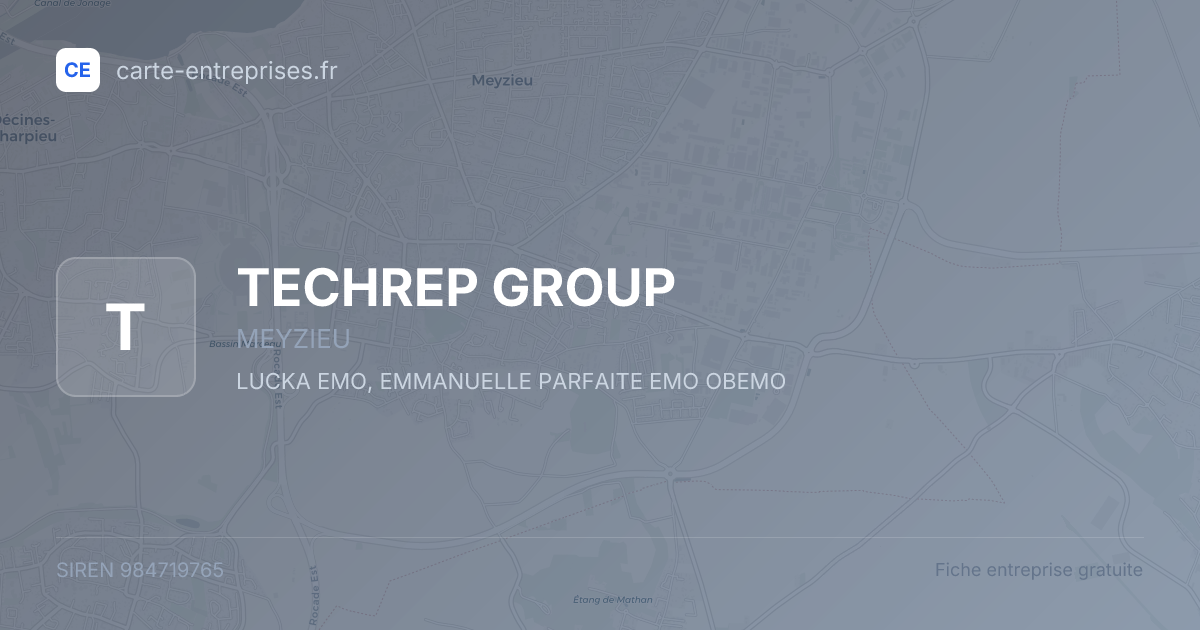 TECHREP GROUP — 984719765 — fiche entreprise