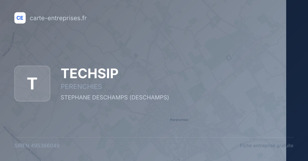 TECHSIP — 495366049 — fiche entreprise