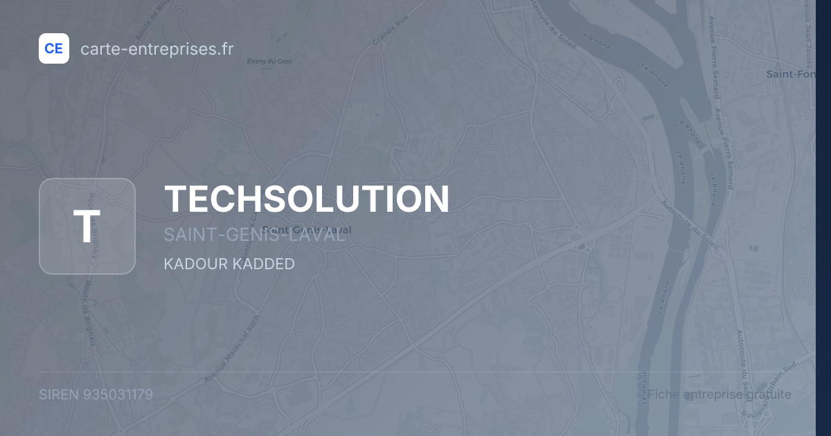 TECHSOLUTION — 935031179 — fiche entreprise